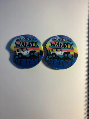 Car coasters jeep theme